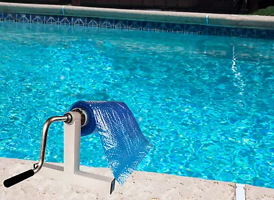 Low Profile In-Ground Swimming Pool Solar Cover Reel W/ Tube - (Choose Width) • $386.96