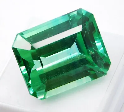 Certified Natural 53.40 Ct Ceylon Green Montana Sapphire EMERALD Cut Loose Gems • $190.78