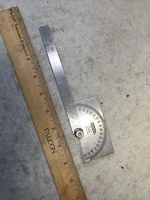 Vintage Craftsman Machinist Protractor Gage Stainless Steel  # 9-4029 • $9.99