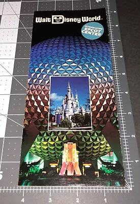 Rare 1980s INTRODUCING EPCOT CENTER Opening BROCHURE Vintage Walt Disney World • $14.95