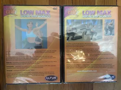 Brand New FITNESS BY CATHe Low Max Aerobic Step Workout DVD Altus 2009 69min NIP • $12