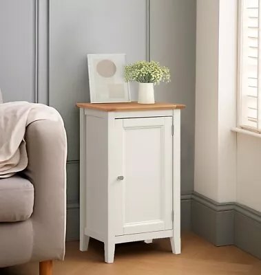 Small Painted Storage Cupboard | Wooden Bathroom Cabinet  Filing Shoe Organiser • £129.99