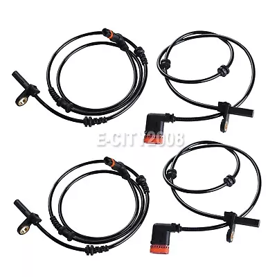  4x ABS Wheel Speed Sensor Front - Rear L & R Fits: Mercedes 2007-2010 W216 W221 • $27.16