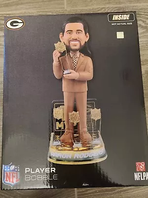 Green Bay Packers Aaron Rodgers 4x Time NFL Award MVP Bobblehead Bobble Head • $99