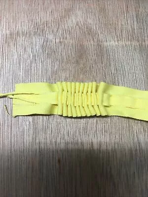 £1.25 • Buy Curtain Tape 1” RUFFLETTE STANDARD Cotton 25mm WIDE -PER METRE Yellow / Vintage