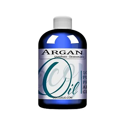Organic Argan Oil 100% Pure Deodorized Partially Filter Unscented 8 Oz Skin Hair • $15.99