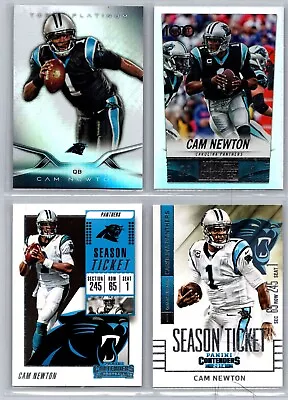 4 Card Lot Of Cam Newton No Dupes Panthers-Auburn #5 • $1.50