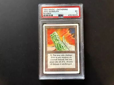 1994 JADE MONOLITH Revised Edition Graded PSA 5 EXCELLENT (Vintage MTG) • $14