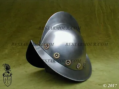 Medieval Spanish Morion Helmet Conquistador Replica Helmet Collectibles SP108 • $97.34