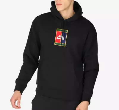 New Mens Nike Gym Athletic SB Graphic Hoodie Hooded Sweatshirt Pullover Top • $39.34