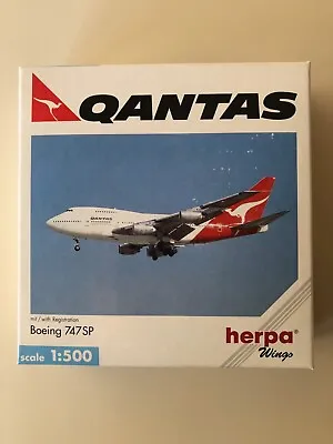 Herpa Wings 1:500 QANTAS Boeing 747-SP 511582 • $40