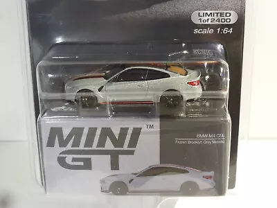 Mini Gt #641 - Frozen Brooklyn Grey - Bmw M4 Csl - Usa Exclusive • $9.07