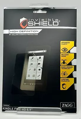 ZAGG InvisibleSHIELD For Kindle Fire HD 8.9  - Clear Screen Protector Brand New  • $13.95