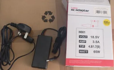 For Acer Packard Bell 65W Laptop Power Supply AC Adapter Charger **small Tip** • £10