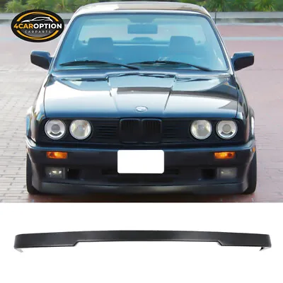 Fits 84-92 BMW E30 3-Series Mtech Msport Front Bumper Lip Spoiler Splitter PP • $62.87