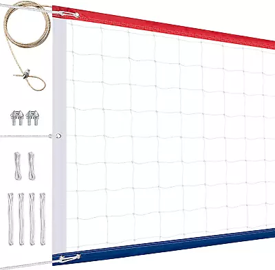 Professional Volleyball Net Outdoor Heavy Duty Upgraded Weather Resistance Len • $71.60