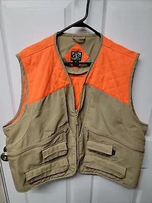$27.99 • Buy Gander Mountain Guide Series Men's Blaze Orange Tan Hunting Vest-Size XL