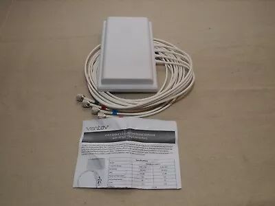 Ventev M6060606P1D49602V 2.4/5 GHz 6 DBi WiFi Panel Antenna With 4 RPTNC 8' –NEW • $195