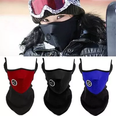 Winter Fleece Neck Warmer Gaiter Ski Scarf Tube Half Face Mask For Cold Weather • $1.99