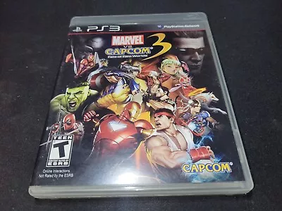 Marvel Vs. Capcom 3: Fate Of Two Worlds Sony Playstation 3 PS3 LN Perfect CIB • £64.60