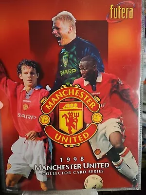 Manchester United Football Club 19998 Base Set Of Cards X99 In A Binder • £24.99