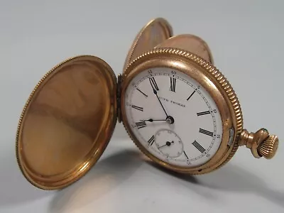 Vintage 1901 Seth Thomas Grade 35 Pocket Watch 6s7jHCGF Lever Set DOESN'T RUN • $41