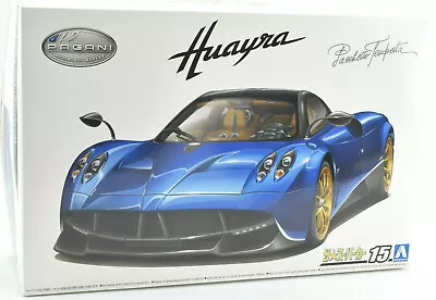 Aoshima 2016 Pagani Huayra Pacchetto Tempesta #15 1/24 Model Car Kit 06238 • $41.99