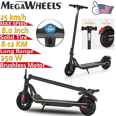 Megawheels Folding Electric Scooter High Speed Adult Scooter 5.2Ah 250W • $198.99