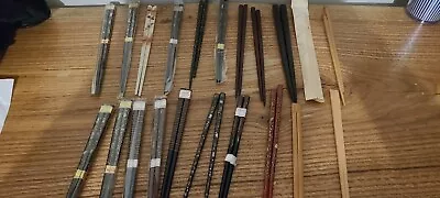 20 Pair Vintage Japanese Ornamental Chopsticks  • $69.99