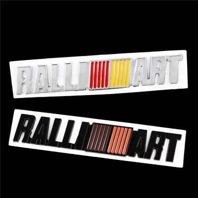 1x 3D Alloy RALLIART Emblem Side Door Fender Rear Trunk Badge For Mitsubishi EVO • $8.08