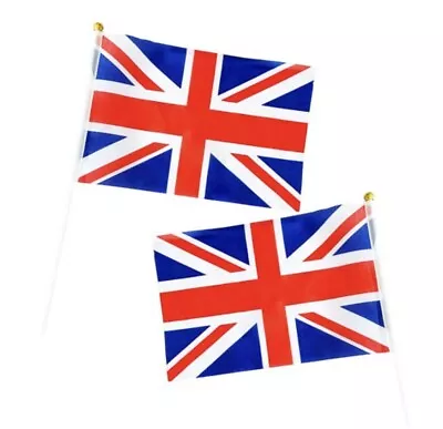 Union Jack Mini Hand Waving Flag • £4