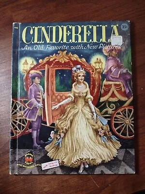 Cinderella An Old Favorite W New Pictures #660 Wonder Books 1954 Hardcover USA • £16.02