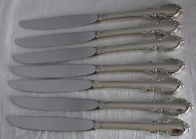 IS Reflection 7 DINNER KNIVES 1847 Rogers Vintage Silverplate Flatware • $19.97