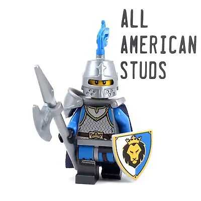 LEGO Castle Crown Kings Lion Knight Minifigure Kingdoms 70402 Armor Plume 70404 • $35.87