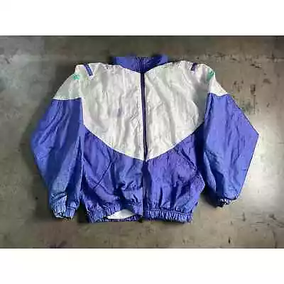 Vintage Sergio Tacchini Multicolor Windbreaker Jacket • $35