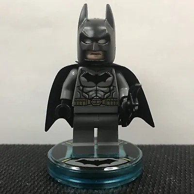 LEGO Gray Batman Minifigure W/ Character Game Disc | Authentic LEGO | Ships Free • $20.60