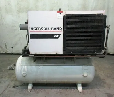 $5000 • Buy Ingersoll Rand Air Compressor, Model Ep25- Esp, Ep25, 120 Gallons, 25hp