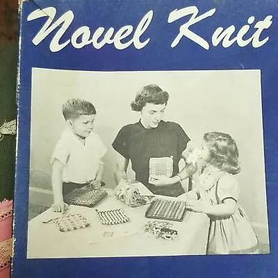 Vintage Novel Knit Weaving Loom In Original Box With HookNovel  • $14.95