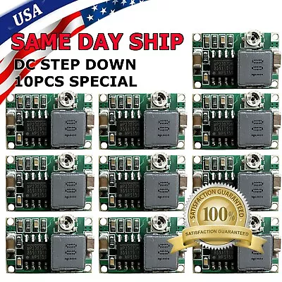 $7.99 • Buy 10pcs Mini360 3A DC Voltage Step Down Power Converter Buck Module 3.3V 5V 9V 12V