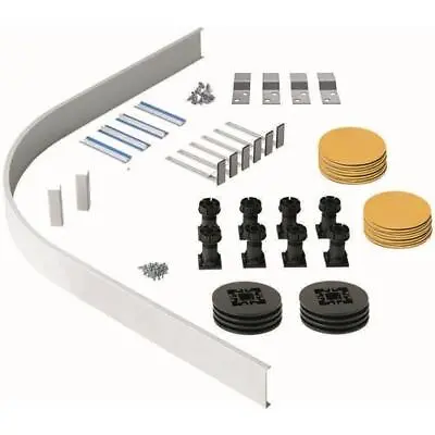 Shower Tray Riser Kit Panel For Quadrant/Offset Quadrant Plinth Adjustable Feet • £50.73