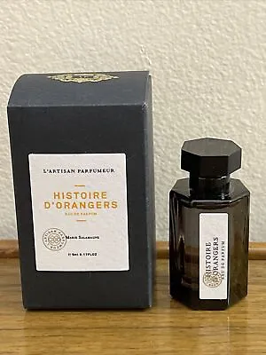 L'ARTISAN PARFUMEUR HISTOIRE D'ORANGERS Eau De Parfum 5ml .17oz MINI SPLASH NIB • $19.99