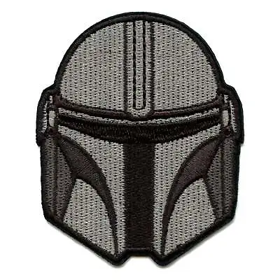 Star Wars The Mandalorian Patch Bounty Helmet Embroidered Iron On • $10.99