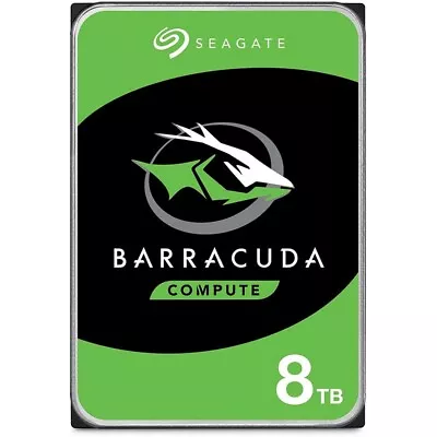 Seagate 8TB 3.5-inch Hard Drive BarraCuda HDD 3.5  SATA 6Gb/s 5400RPM 256MB SMR • $308.09