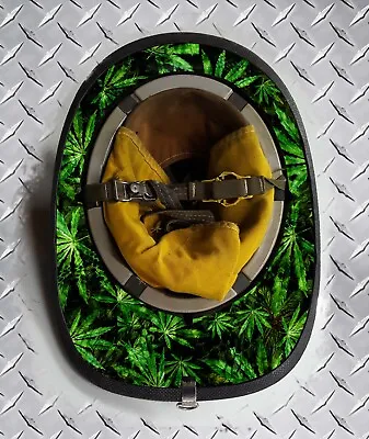 420 Cannabis Kryptek Camouflage Fire Helmet Wrap Sticker Decal Brim Trim • $39.99