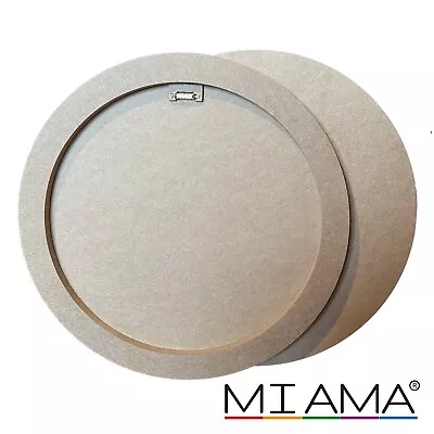 MIAMA MDF Circle Artboard Canvas Hanging Artwork Craft Shape Painting Background • £8