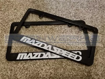 Mazdaspeed License Plate Frame Miata MX5 CX3 RX7 RX8 Zoomzoom - Pair • $24.29