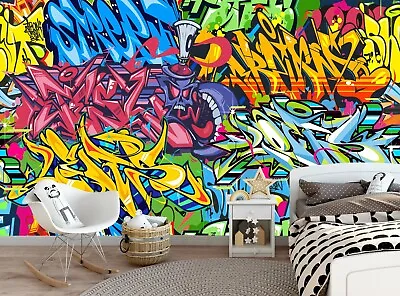 £95.99 • Buy Graffiti Wall Mural Photo Wallpaper Art Teenager Room Giant Paper Poster Picture