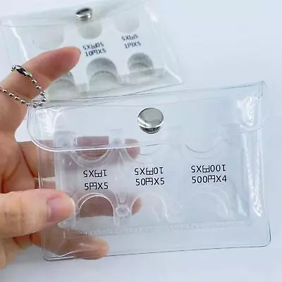 Portable Coin Holder For Women Men No Fuss At The Checkout Clear Coin Purse • $17.57