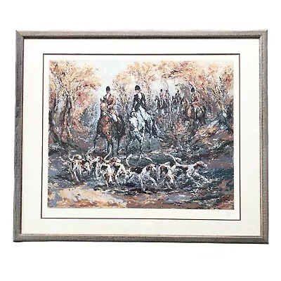 Mark King “Autumn Hunt” Large 51” Framed & Matted Signed Serigraph 50/70 W/COA • $1699.99