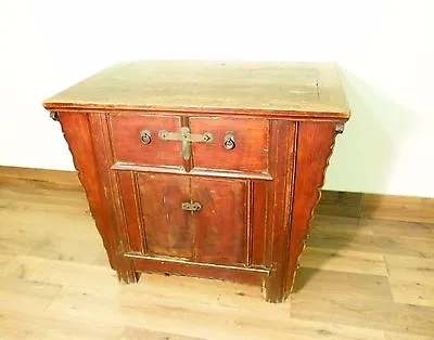 Antique Chinese Ming Altar Cabinet (5703) Cypress Wood Circa 1800-1849 • $974.25
